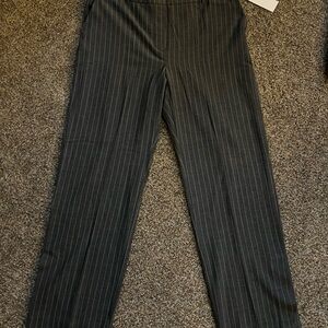 Women’s Gray Pinstripe Pants
